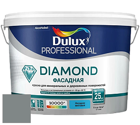 Краска DULUX LUXIUM DIAMOND ФАСАДНАЯ матовая краска цвет NCS S 5005-B50G 