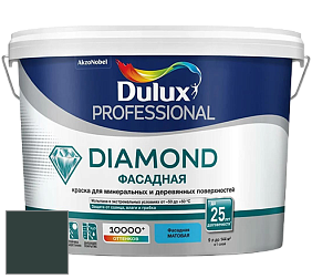 Краска DULUX LUXIUM DIAMOND ФАСАДНАЯ матовая краска цвет RAL 6012 