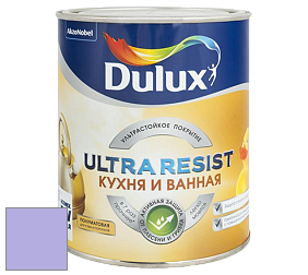 Краска DULUX LUXIUM ULTRA RESIST КУХНЯ И ВАННАЯ полуматовая ультрастойкая краска цвет NCS S 1040-R60B 