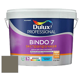 Краска DULUX LUXIUM BINDO 7 Экстрапрочная матовая краска цвет RAL 7006 