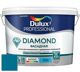 Краска DULUX LUXIUM DIAMOND ФАСАДНАЯ матовая краска цвет NCS S 4050-B 