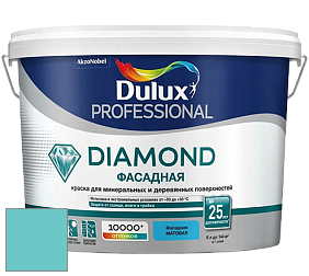 Краска DULUX LUXIUM DIAMOND ФАСАДНАЯ матовая краска цвет NCS S 1040-B40G 