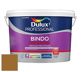 Краска DULUX LUXIUM BINDO НЕГОРЮЧАЯ 9л глубокоматовая краска цвет RAL 8001 