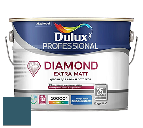 Краска DULUX LUXIUM DIAMOND EXTRA MATT глубокоматовая краска цвет 70BG 09/171 Hawaiian blue 1