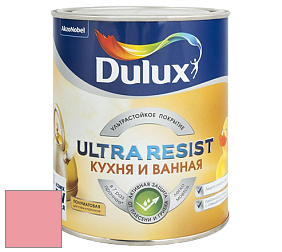 Краска DULUX LUXIUM ULTRA RESIST КУХНЯ И ВАННАЯ полуматовая ультрастойкая краска цвет 81RR 47/323 Pink Tiger