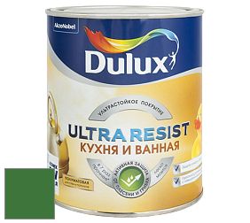 Краска DULUX LUXIUM ULTRA RESIST КУХНЯ И ВАННАЯ полуматовая ультрастойкая краска цвет RAL 6010 