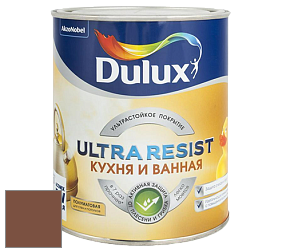 Краска DULUX LUXIUM ULTRA RESIST КУХНЯ И ВАННАЯ полуматовая ультрастойкая краска цвет RAL 8002 