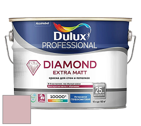 Краска DULUX LUXIUM DIAMOND EXTRA MATT глубокоматовая краска цвет 70RR 52/120 Restoration Rose