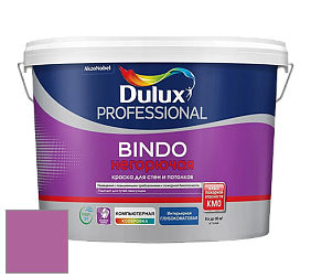 Краска DULUX LUXIUM BINDO НЕГОРЮЧАЯ 9л глубокоматовая краска цвет 96RB 22/393 Carmine Rose