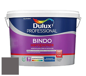 Краска DULUX LUXIUM BINDO НЕГОРЮЧАЯ 9л глубокоматовая краска цвет 38RR 15/026 Generous Grey