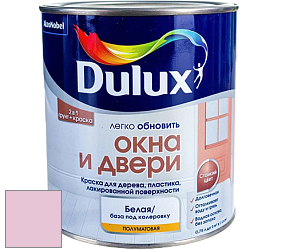 Краска DULUX LUXIUM ОКНА И ДВЕРИ полуматовая краска цвет 29RR 66/154 Sweet sundae 4