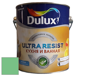 Краска DULUX LUXIUM ULTRA RESIST КУХНЯ И ВАННАЯ матовая ультрастойкая краска цвет 90GY 44/394 