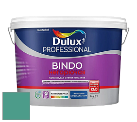 Краска DULUX LUXIUM BINDO НЕГОРЮЧАЯ 9л глубокоматовая краска цвет NCS S 3040-B80G 