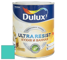Краска DULUX LUXIUM ULTRA RESIST КУХНЯ И ВАННАЯ полуматовая ультрастойкая краска цвет NCS S 1050-B60G 