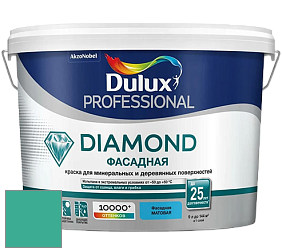 Краска DULUX LUXIUM DIAMOND ФАСАДНАЯ матовая краска цвет NCS S 2050-B80G 