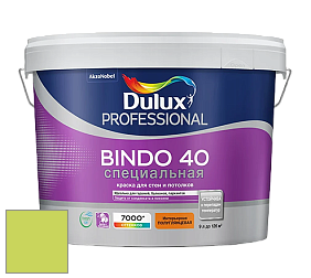 Краска DULUX LUXIUM BINDO 40 Специальная полуглянцевая краска цвет NCS S 0560-G50Y 