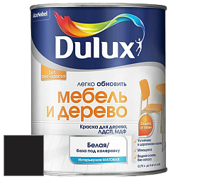 Краска DULUX LUXIUM МЕБЕЛЬ И ДЕРЕВО матовая краска цвет RAL 8022 
