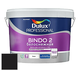 Краска DULUX LUXIUM BINDO 2 глубокоматовая краска цвет RAL 8022 