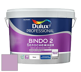 Краска DULUX LUXIUM BINDO 2 глубокоматовая краска цвет 90RB 45/196 Damson dream 6