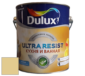 Краска DULUX LUXIUM ULTRA RESIST КУХНЯ И ВАННАЯ матовая ультрастойкая краска цвет 50YY 62/309 Morning Green