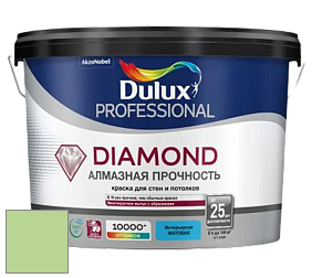 Краска DULUX LUXIUM DIAMOND MATT матовая краска цвет 30GY 62/344 Spring Fest