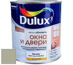 Краска DULUX LUXIUM ОКНА И ДВЕРИ полуматовая краска цвет NCS S 3010-G50Y 