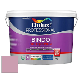 Краска DULUX LUXIUM BINDO НЕГОРЮЧАЯ 9л глубокоматовая краска цвет 30RR 42/198 Raspberry Swirl