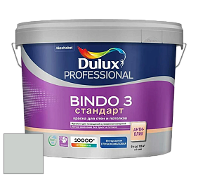Краска DULUX LUXIUM BINDO 3 Стандарт глубокоматовая краска цвет RAL 7035 