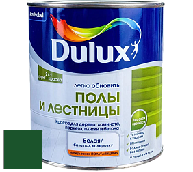 Краска DULUX LUXIUM ПОЛЫ И ЛЕСТНИЦЫ полуглянцевая краска цвет RAL 6035 