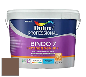 Краска DULUX LUXIUM BINDO 7 Экстрапрочная матовая краска цвет 70YR 13/140 Cottage Chocolate