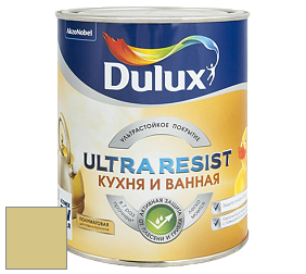 Краска DULUX LUXIUM ULTRA RESIST КУХНЯ И ВАННАЯ полуматовая ультрастойкая краска цвет 60YY 57/304 