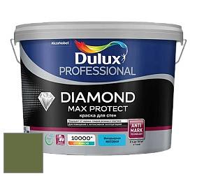 Краска DULUX LUXIUM DIAMOND MAX PROTECT матовая краска цвет NCS S 5040-G40Y 