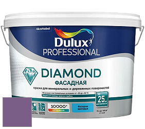 Краска DULUX LUXIUM DIAMOND ФАСАДНАЯ матовая краска цвет NCS S 4040-R50B 