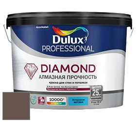 Краска DULUX LUXIUM DIAMOND MATT матовая краска цвет 70YR 12/077 Brown Mustache