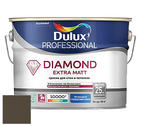 Краска DULUX LUXIUM DIAMOND EXTRA MATT глубокоматовая краска цвет 30YY 08/082 Burnt Bark