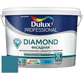 Краска DULUX LUXIUM DIAMOND ФАСАДНАЯ матовая краска цвет NCS S 4040-B10G 