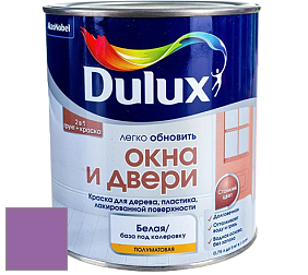 Краска DULUX LUXIUM ОКНА И ДВЕРИ полуматовая краска цвет 67RB 21/342 