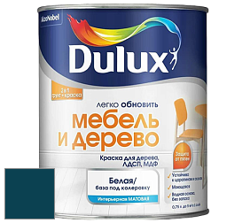 Краска DULUX LUXIUM МЕБЕЛЬ И ДЕРЕВО матовая краска цвет RAL 5020 