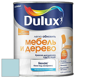 Краска DULUX LUXIUM МЕБЕЛЬ И ДЕРЕВО матовая краска цвет 33BG 64/121 Bella Sky