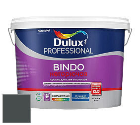 Краска DULUX LUXIUM BINDO НЕГОРЮЧАЯ 9л глубокоматовая краска цвет NCS S 8005-B50G 