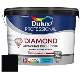 Краска DULUX LUXIUM DIAMOND MATT матовая краска цвет RAL 9005 