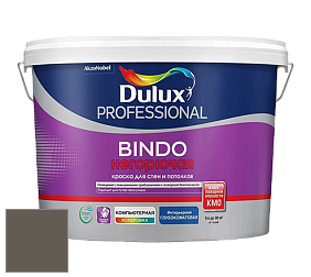 Краска DULUX LUXIUM BINDO НЕГОРЮЧАЯ 9л глубокоматовая краска цвет 30YY 11/076 