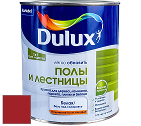 Краска DULUX LUXIUM ПОЛЫ И ЛЕСТНИЦЫ полуглянцевая краска цвет RAL 3001 