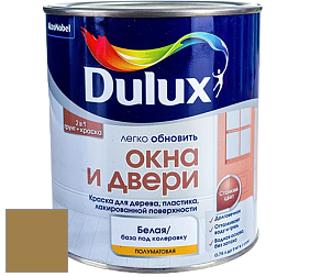 Краска DULUX LUXIUM ОКНА И ДВЕРИ полуматовая краска цвет NCS S 4040-Y 