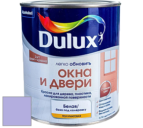 Краска DULUX LUXIUM ОКНА И ДВЕРИ полуматовая краска цвет NCS S 1040-R60B 
