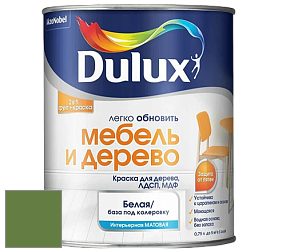 Краска DULUX LUXIUM МЕБЕЛЬ И ДЕРЕВО матовая краска цвет 30GY 19/323 Veridian Green