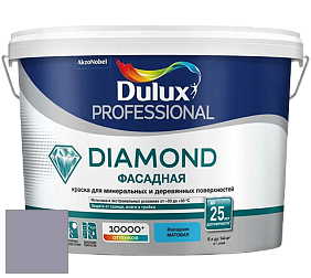 Краска DULUX LUXIUM DIAMOND ФАСАДНАЯ матовая краска цвет 30RB 33/103 Magical Twilight