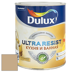 Краска DULUX LUXIUM ULTRA RESIST КУХНЯ И ВАННАЯ полуматовая ультрастойкая краска цвет 20YY 43/200 Camelcoat