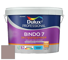 Краска DULUX LUXIUM BINDO 7 Экстрапрочная матовая краска цвет NCS S 4010-Y90R 