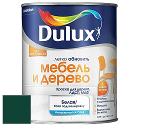Краска DULUX LUXIUM МЕБЕЛЬ И ДЕРЕВО матовая краска цвет RAL 6005 